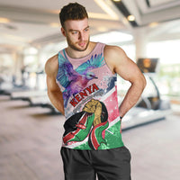 Personalised Kenya Independence Day Men Tank Top The Lilac Breasted Roller Unique Version - Wonder Print Shop