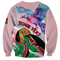 Personalised Kenya Independence Day Sweatshirt The Lilac Breasted Roller Unique Version - Wonder Print Shop