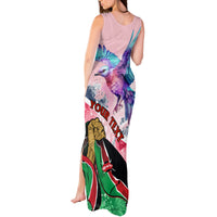 Personalised Kenya Independence Day Tank Maxi Dress The Lilac Breasted Roller Unique Version - Wonder Print Shop