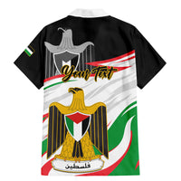 Personalised Palestine Independence Day Family Matching Mermaid Dress and Hawaiian Shirt Palestinian Coat Of Arms Special Version - Wonder Print Shop