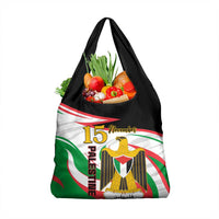 Personalised Palestine Independence Day Grocery Bag Palestinian Coat Of Arms Special Version