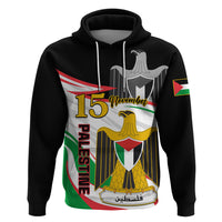 Personalised Palestine Independence Day Hoodie Palestinian Coat Of Arms Special Version - Wonder Print Shop