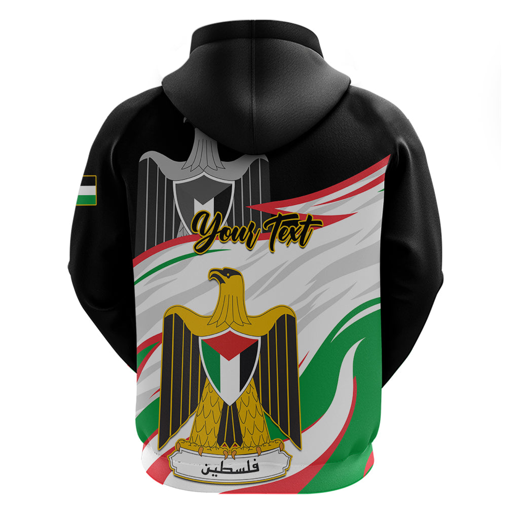 Personalised Palestine Independence Day Hoodie Palestinian Coat Of Arms Special Version - Wonder Print Shop