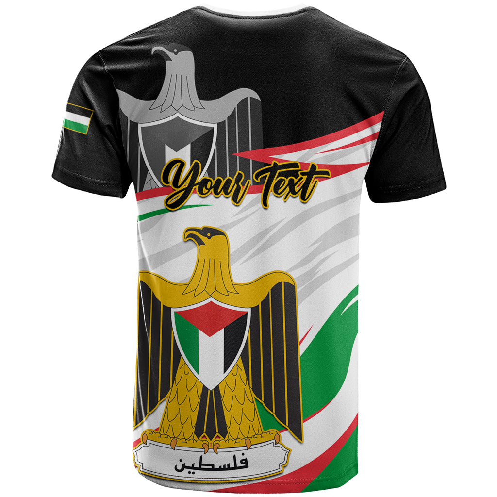 Personalised Palestine Independence Day T Shirt Palestinian Coat Of Arms Special Version - Wonder Print Shop