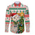 Personalised South Africa Rugby Christmas Family Matching Puletasi Dress and Hawaiian Shirt Cute Springbok With Christmas Tree - Wonder Print Shop