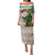 Personalised South Africa Rugby Christmas Family Matching Puletasi Dress and Hawaiian Shirt Cute Springbok With Christmas Tree - Wonder Print Shop