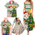 Personalised South Africa Rugby Christmas Family Matching Summer Maxi Dress and Hawaiian Shirt Cute Springbok With Christmas Tree - Wonder Print Shop