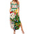 Personalised South Africa Rugby Christmas Family Matching Summer Maxi Dress and Hawaiian Shirt Cute Springbok With Christmas Tree - Wonder Print Shop