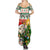 Personalised South Africa Rugby Christmas Family Matching Summer Maxi Dress and Hawaiian Shirt Cute Springbok With Christmas Tree - Wonder Print Shop