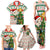 Personalised South Africa Rugby Christmas Family Matching Tank Maxi Dress and Hawaiian Shirt Cute Springbok With Christmas Tree - Wonder Print Shop