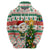Personalised South Africa Rugby Christmas Hoodie Cute Springbok With Christmas Tree - Wonder Print Shop