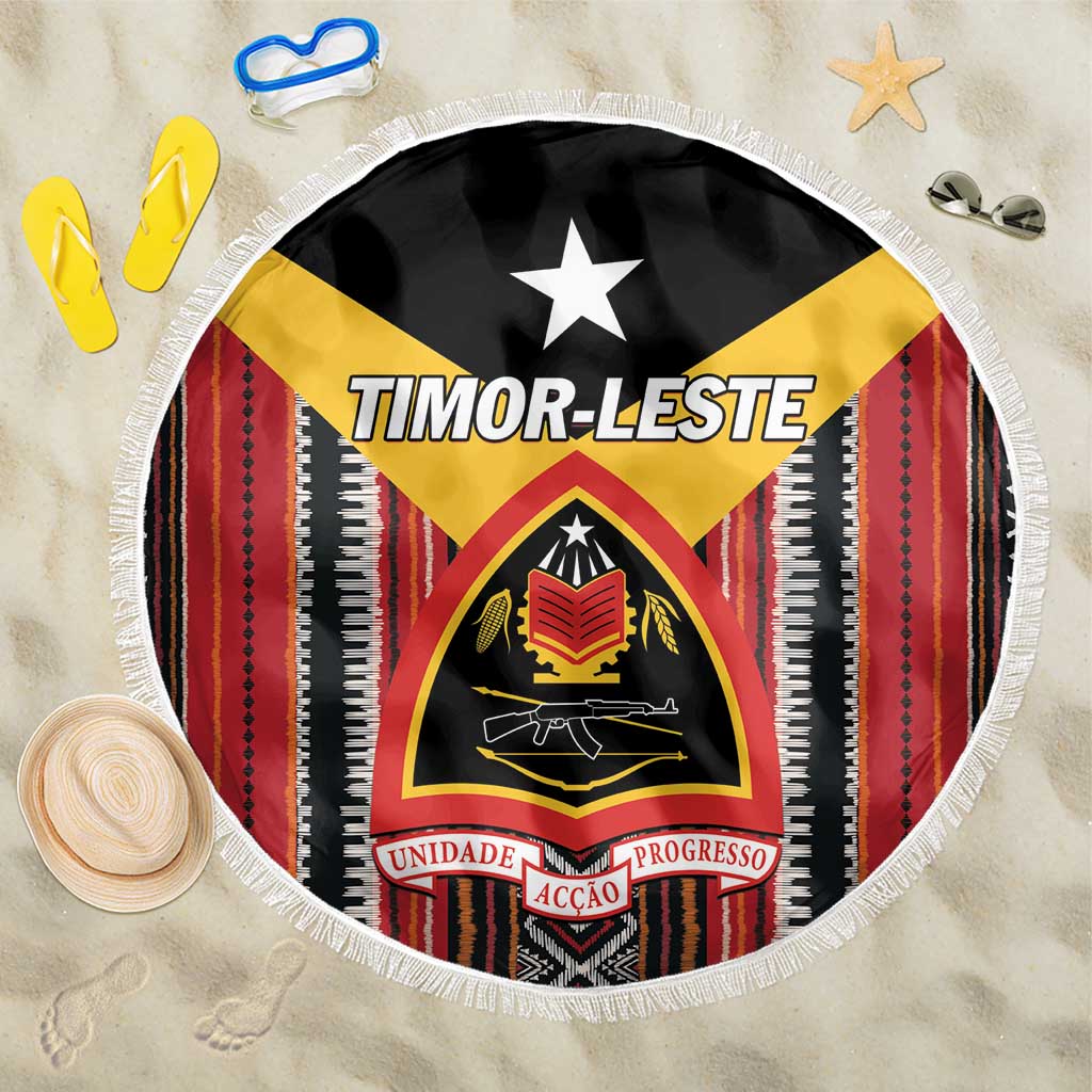East Timor Beach Blanket Timor-Leste Tais Pattern - Wonder Print Shop