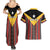 Personalized East Timor Couples Matching Summer Maxi Dress and Hawaiian Shirt Timor-Leste Tais Pattern - Wonder Print Shop