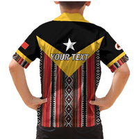 Personalized East Timor Family Matching Mermaid Dress and Hawaiian Shirt Timor-Leste Tais Pattern - Wonder Print Shop