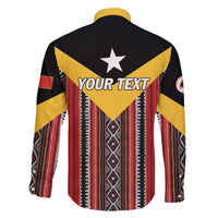 Personalized East Timor Family Matching Puletasi and Hawaiian Shirt Timor-Leste Tais Pattern - Wonder Print Shop