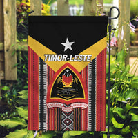 East Timor Garden Flag Timor-Leste Tais Pattern - Wonder Print Shop