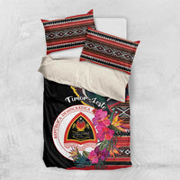 Timor-Leste Bedding Set Timor Imperial Pigeon Hibiscus - Wonder Print Shop