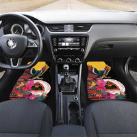 Timor-Leste Car Mats Timor Imperial Pigeon Hibiscus - Wonder Print Shop