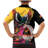 Personalized Timor-Leste Family Matching Mermaid Dress and Hawaiian Shirt Timor Imperial Pigeon Hibiscus - Wonder Print Shop