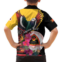 Personalized Timor-Leste Family Matching Off Shoulder Maxi Dress and Hawaiian Shirt Timor Imperial Pigeon Hibiscus - Wonder Print Shop