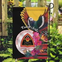 Timor-Leste Garden Flag Timor Imperial Pigeon Hibiscus - Wonder Print Shop