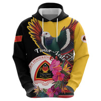 Personalized Timor-Leste Hoodie Timor Imperial Pigeon Hibiscus - Wonder Print Shop