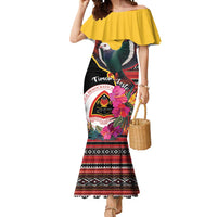 Personalized Timor-Leste Mermaid Dress Timor Imperial Pigeon Hibiscus - Wonder Print Shop
