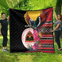 Timor-Leste Quilt Timor Imperial Pigeon Hibiscus - Wonder Print Shop
