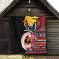 Timor-Leste Quilt Timor Imperial Pigeon Hibiscus - Wonder Print Shop