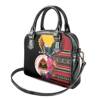 Timor-Leste Shoulder Handbag Timor Imperial Pigeon Hibiscus