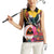 Personalized Timor-Leste Women Sleeveless Polo Shirt Timor Imperial Pigeon Hibiscus - Wonder Print Shop