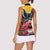 Personalized Timor-Leste Women Sleeveless Polo Shirt Timor Imperial Pigeon Hibiscus - Wonder Print Shop