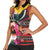 Personalized Timor-Leste Women Sleeveless Polo Shirt Timor Imperial Pigeon Hibiscus - Wonder Print Shop