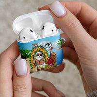 Hawaii Golf Christmas AirPods Case Mele Kalikimaka Funny Golfer Santa - Wonder Print Shop