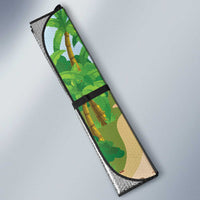 Hawaii Golf Christmas Auto Sun Shade Mele Kalikimaka Funny Golfer Santa - Wonder Print Shop