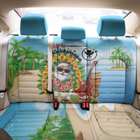 Hawaii Golf Christmas Back Car Seat Cover Mele Kalikimaka Funny Golfer Santa - Wonder Print Shop