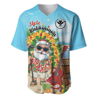 Personalized Hawaii Golf Christmas Baseball Jersey Mele Kalikimaka Funny Golfer Santa - Wonder Print Shop