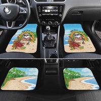 Personalized Hawaii Golf Christmas Car Mats Mele Kalikimaka Funny Golfer Santa - Wonder Print Shop