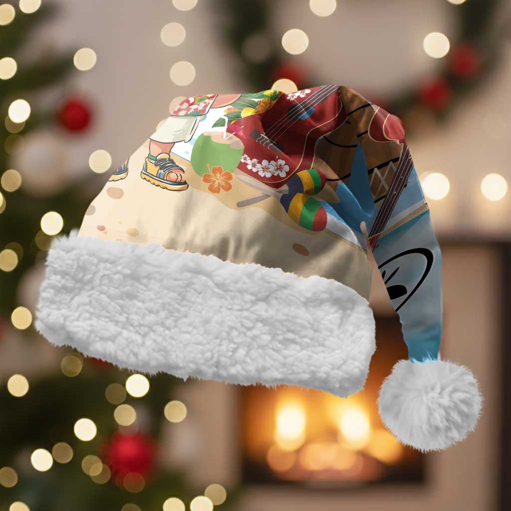 Hawaii Golf Christmas Santa Hat Mele Kalikimaka Funny Golfer Santa - Wonder Print Shop