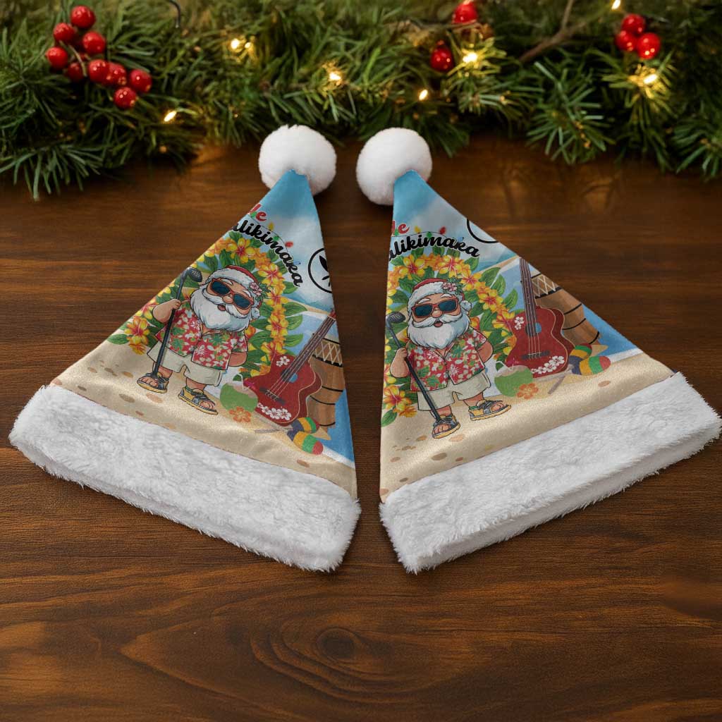 Hawaii Golf Christmas Santa Hat Mele Kalikimaka Funny Golfer Santa - Wonder Print Shop