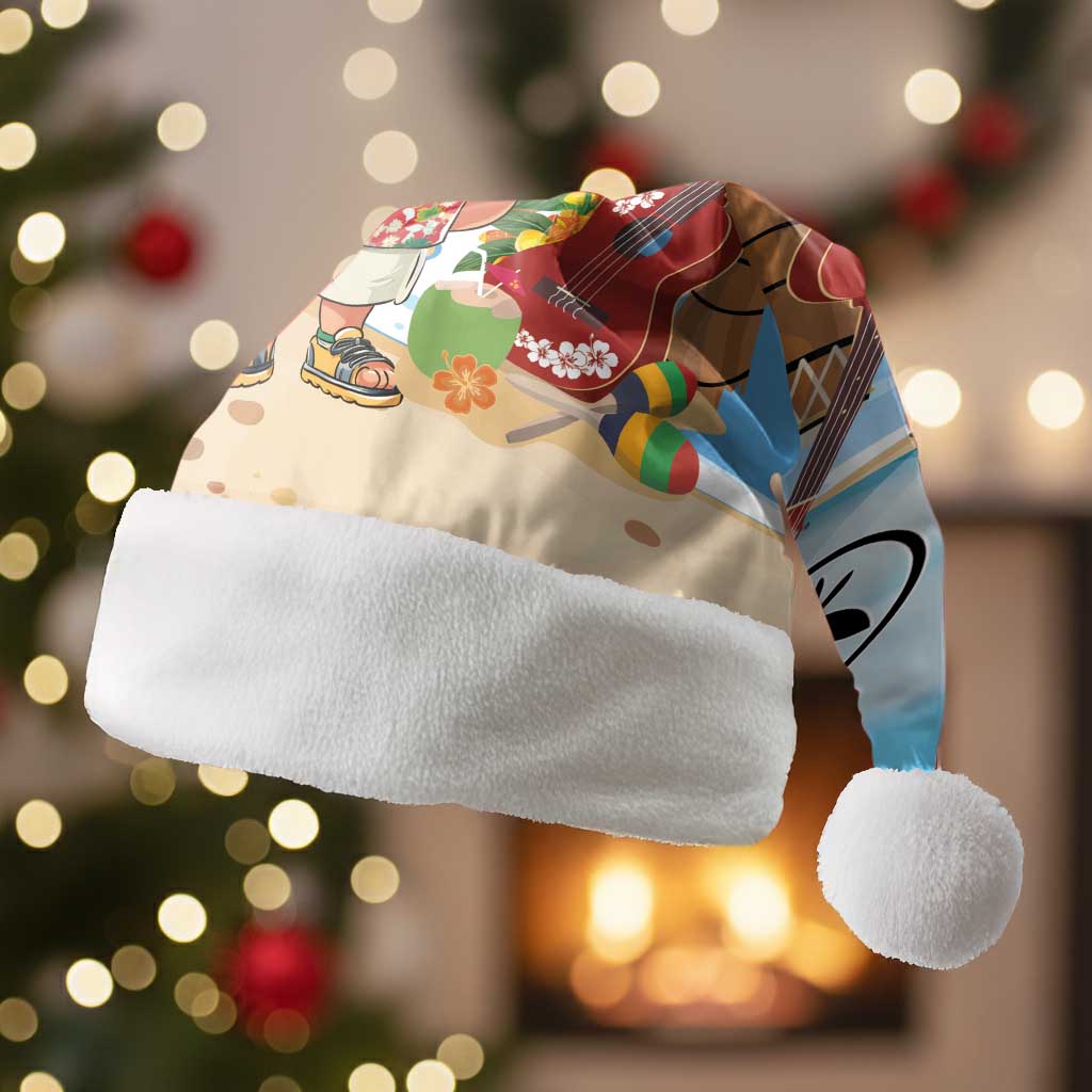 Hawaii Golf Christmas Santa Hat Mele Kalikimaka Funny Golfer Santa - Wonder Print Shop