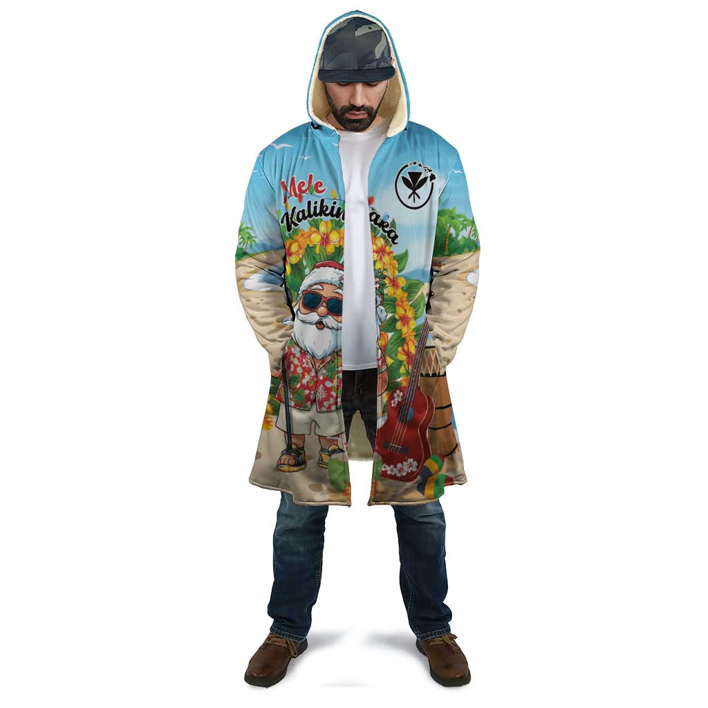 Personalized Hawaii Golf Christmas Cloak Mele Kalikimaka Funny Golfer Santa - Wonder Print Shop