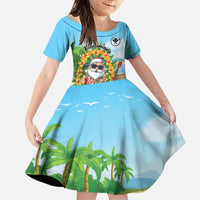 Personalized Hawaii Golf Christmas Family Matching Puletasi and Hawaiian Shirt Mele Kalikimaka Funny Golfer Santa - Wonder Print Shop