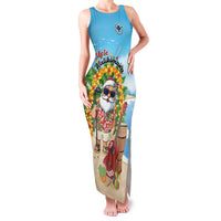Personalized Hawaii Golf Christmas Family Matching Tank Maxi Dress and Hawaiian Shirt Mele Kalikimaka Funny Golfer Santa - Wonder Print Shop