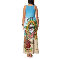 Personalized Hawaii Golf Christmas Family Matching Tank Maxi Dress and Hawaiian Shirt Mele Kalikimaka Funny Golfer Santa - Wonder Print Shop