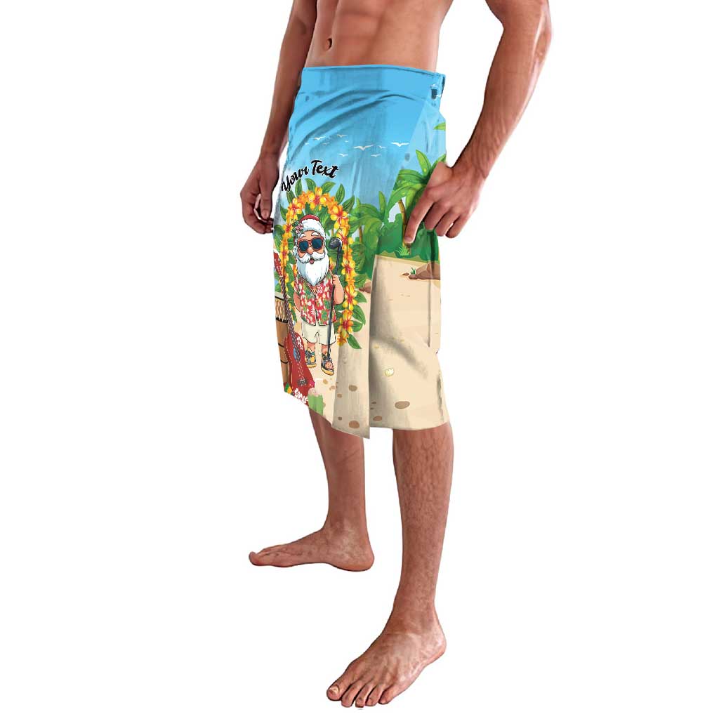 Personalized Hawaii Golf Christmas Lavalava Mele Kalikimaka Funny Golfer Santa - Wonder Print Shop