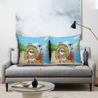 Hawaii Golf Christmas Pillow Cover Mele Kalikimaka Funny Golfer Santa - Wonder Print Shop