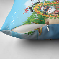 Hawaii Golf Christmas Pillow Cover Mele Kalikimaka Funny Golfer Santa - Wonder Print Shop