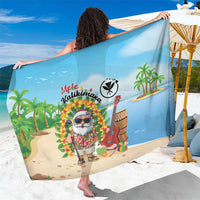 Hawaii Golf Christmas Sarong Mele Kalikimaka Funny Golfer Santa - Wonder Print Shop