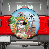 Hawaii Golf Christmas Spare Tire Cover Mele Kalikimaka Funny Golfer Santa - Wonder Print Shop